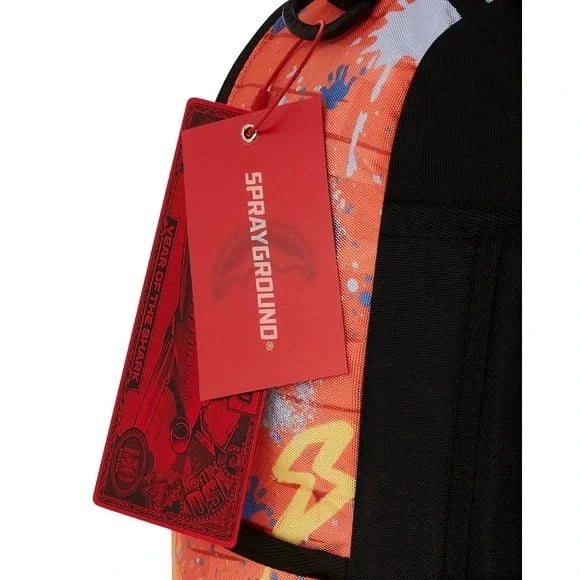 Sprayground Rugrats Paint Situation Dlxr Bag Unisex Graphic Print Backpack SPR11 (Multicolor,One Size)