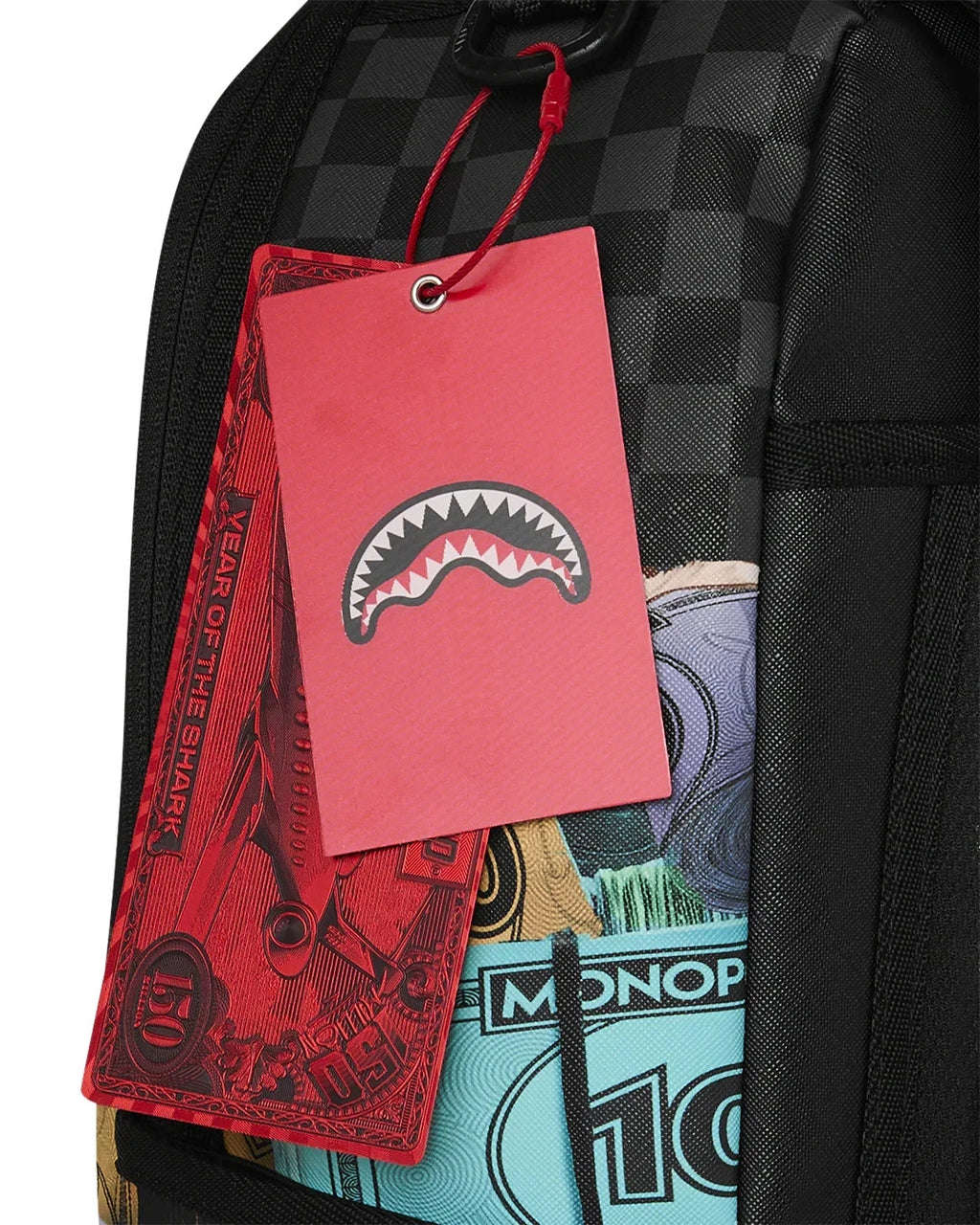Sprayground Monopoly Money Stacks DLXSV Backpack Unisex Multi Top Handle SPR242 (Multicolor,One Size)