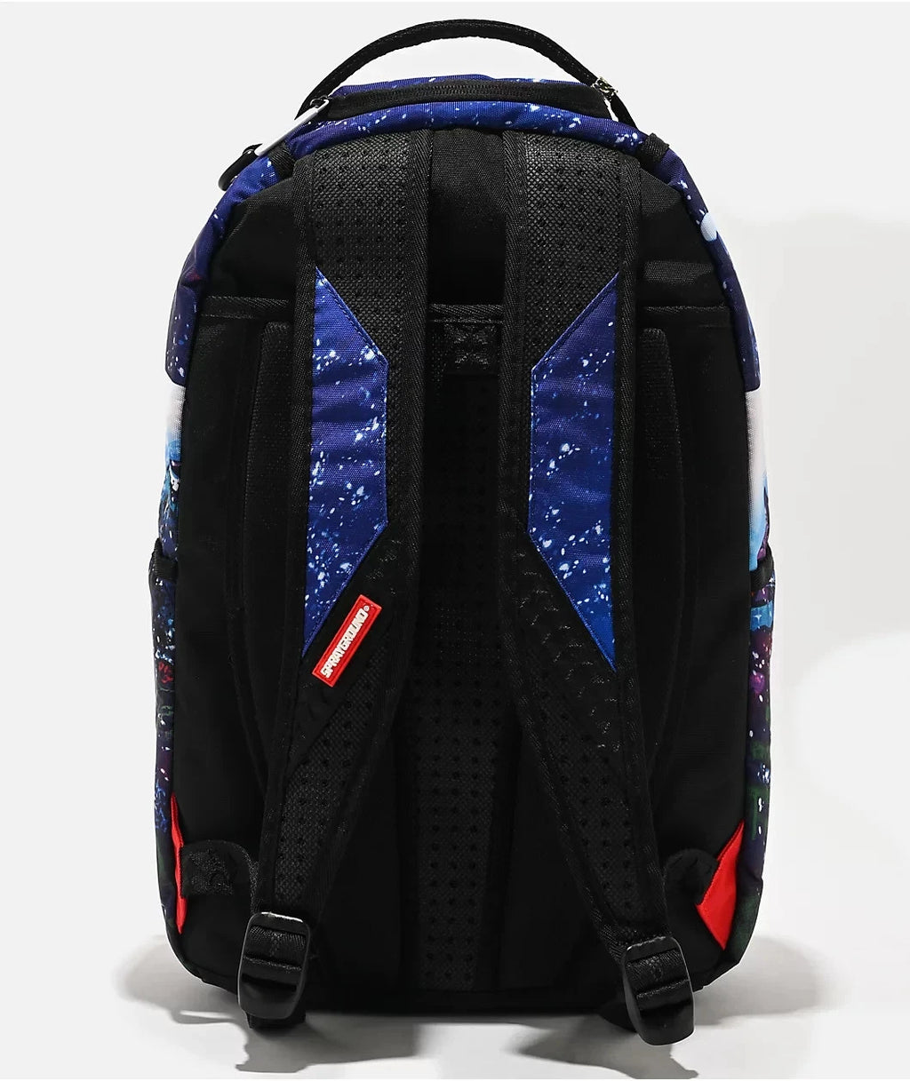 Sprayground Santa Sketchy Paint Backpack Unisex Multicolor Graphic Print SPR193 (Multicolor,One Size)