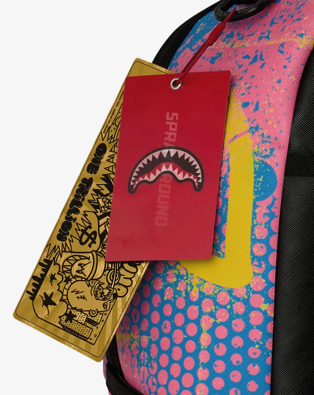 Sprayground Pink Panther Spray Can Backpack Unisex Multi Adjustable Strap SPR253 (Multicolor,One Size)