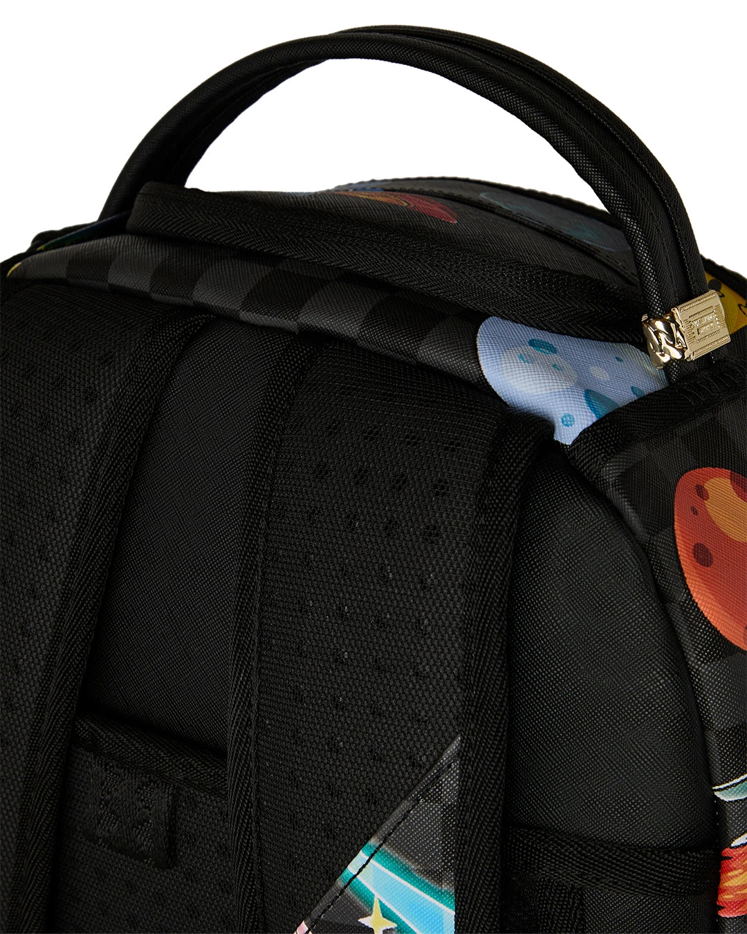 Sprayground Space Warped RMX DLXSV Backpack Unisex Graphic Top Handle Bag SPR247 (Multicolor,One Size)