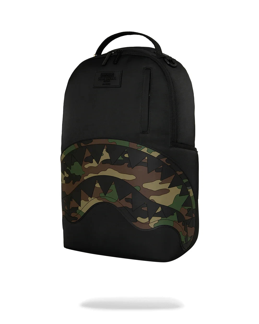 Sprayground Shark Central: Ghost Mode Backpack Unisex Black Camo Outdoor SPR297 (Black,One Size)