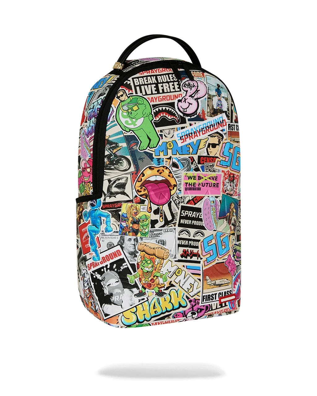 Sprayground Life's A Movie Backpack Unisex Multi Graphic Shoulder Strap SPR289 (Multicolor,One Size)