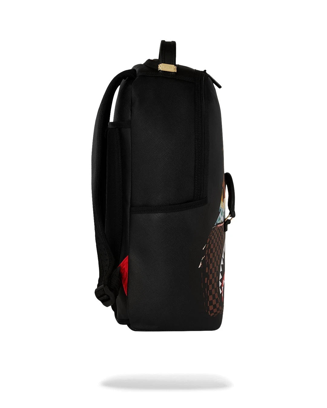 Sprayground Bag of Money on Fire Backpack Unisex Black Adjustable Straps SPR250 (Black,One Size)