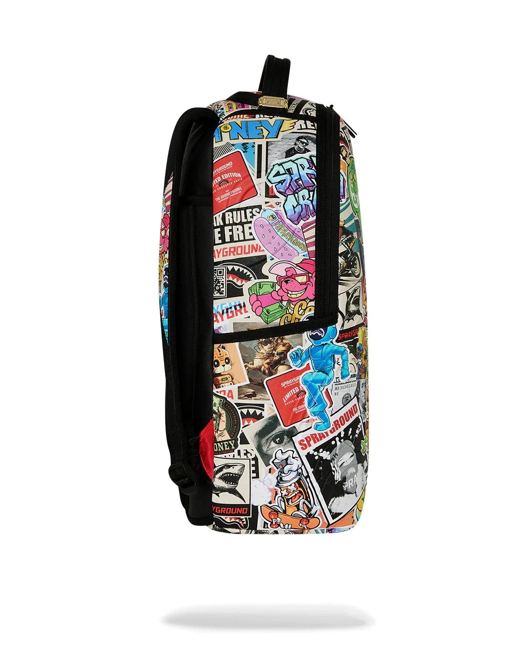 Sprayground Life's A Movie Backpack Unisex Multi Graphic Shoulder Strap SPR289 (Multicolor,One Size)