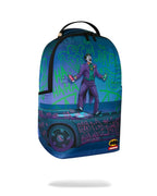 Sprayground DC Joker NO Rules Backpack Unisex OS Blue Shoulder Strap Bag SPR299 (Blue,One Size)