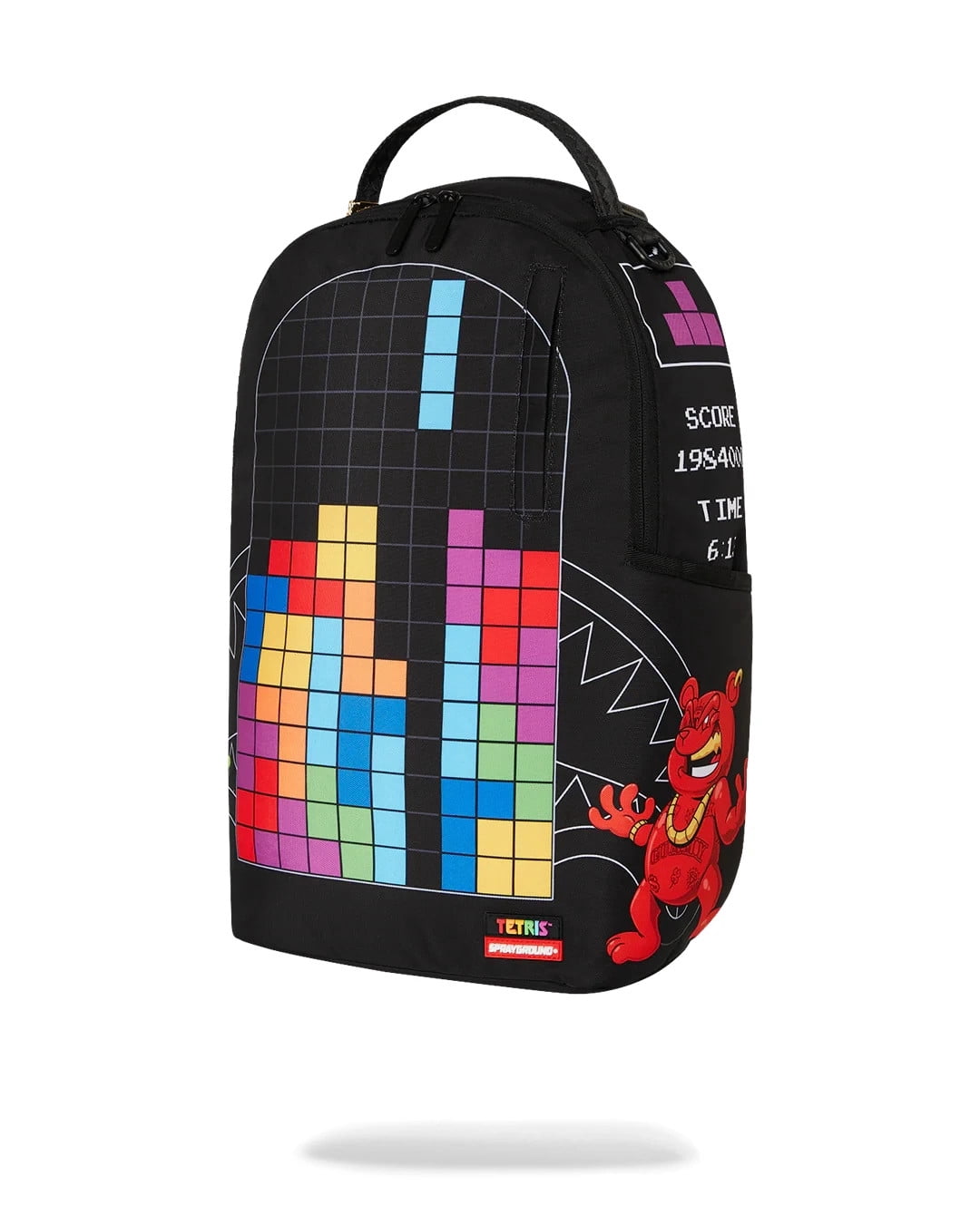 Sprayground Tetris With Diablo and Money Bear Unisex Multicolor Backpack SPR110 (Multicolor,One Size)