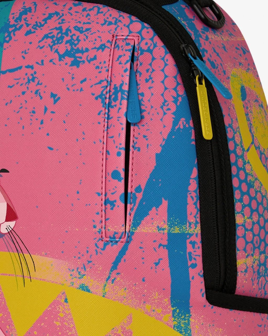 Sprayground Pink Panther Spray Can Backpack Unisex Multi Adjustable Strap SPR253 (Multicolor,One Size)