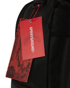 Sprayground Bag of Money on Fire Backpack Unisex Black Adjustable Straps SPR250 (Black,One Size)