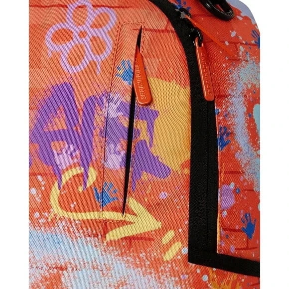 Sprayground Rugrats Paint Situation Dlxr Bag Unisex Graphic Print Backpack SPR11 (Multicolor,One Size)