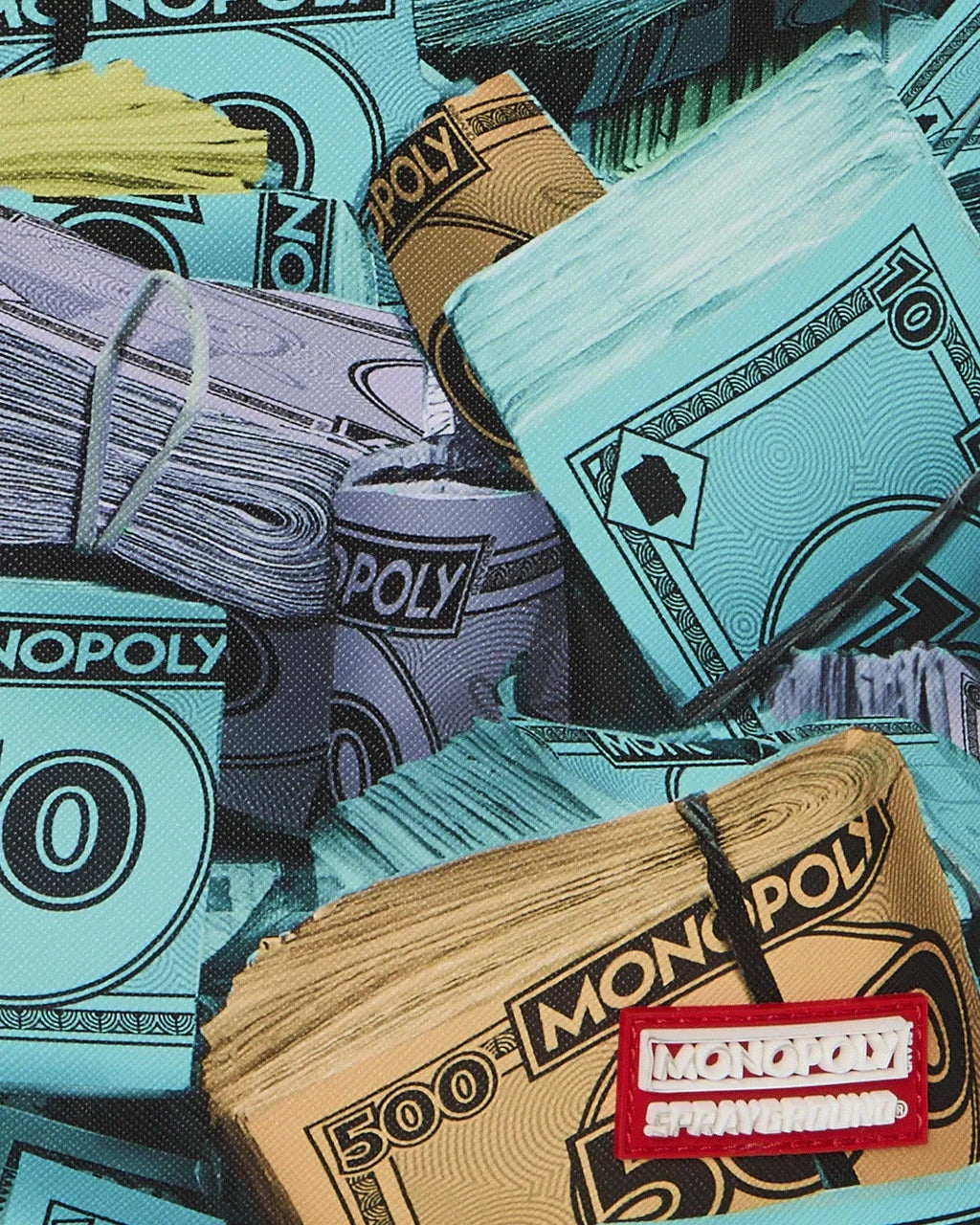 Sprayground Monopoly Money Stacks DLXSV Backpack Unisex Multi Top Handle SPR242 (Multicolor,One Size)