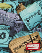 Sprayground Monopoly Money Stacks DLXSV Backpack Unisex Multi Top Handle SPR242 (Multicolor,One Size)