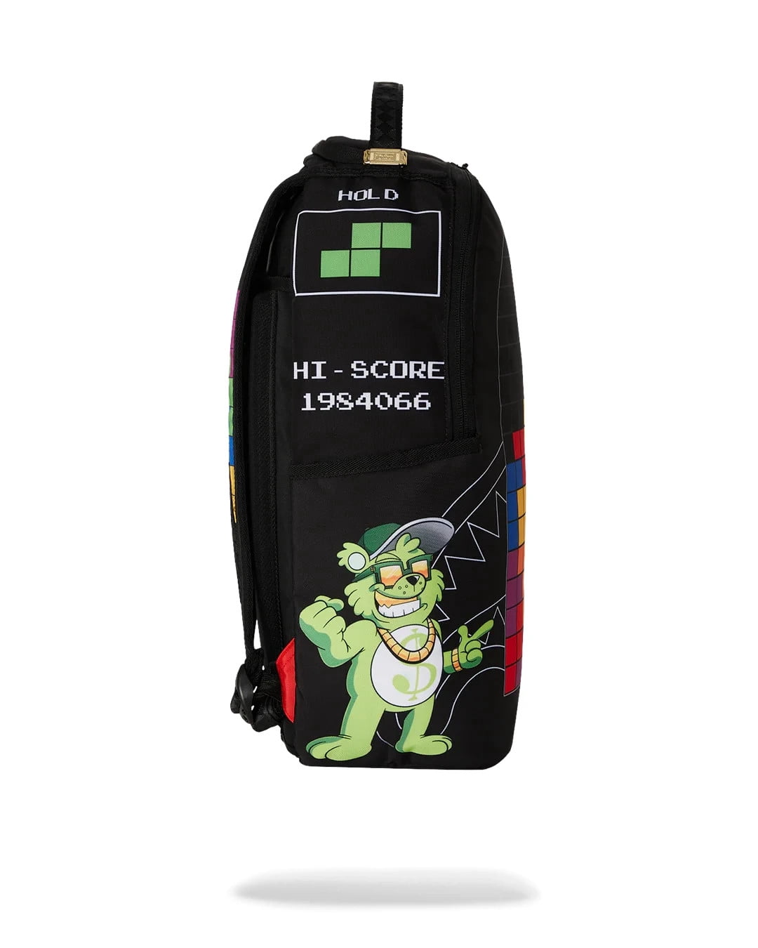 Sprayground Tetris With Diablo and Money Bear Unisex Multicolor Backpack SPR110 (Multicolor,One Size)
