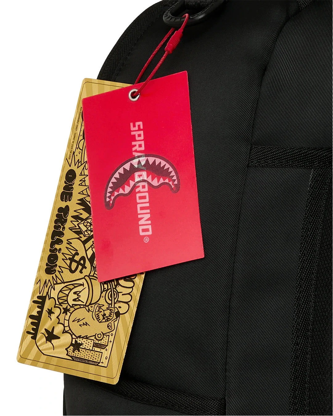 Sprayground Shark Central: Ghost Mode Backpack Unisex Black Camo Outdoor SPR297 (Black,One Size)