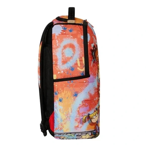 Sprayground Rugrats Paint Situation Dlxr Bag Unisex Graphic Print Backpack SPR11 (Multicolor,One Size)