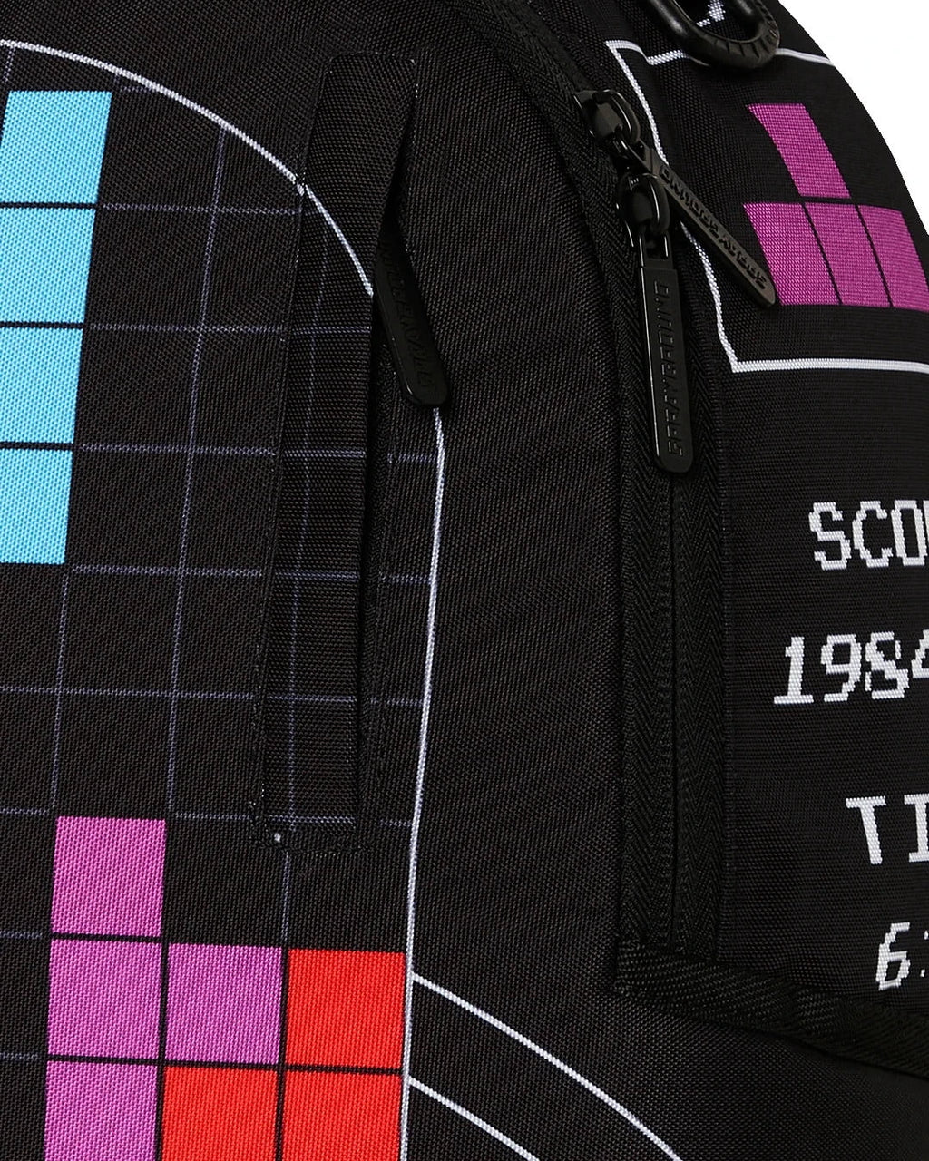 Sprayground Tetris With Diablo and Money Bear Unisex Multicolor Backpack SPR110 (Multicolor,One Size)