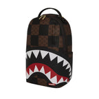 Sprayground Check Paris DLXSV Backpack Unisex OS Brown Shoulder Strap Bag SPR243 (Brown,One Size)