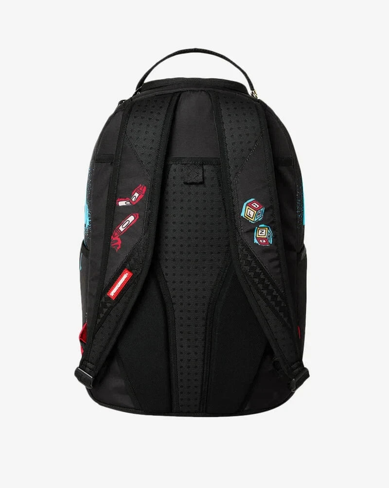 Sprayground Rugrats Forever Young Backpack Unisex Black Adjustable Strap SPR254 (Black,One Size)