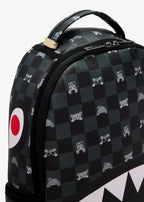 Sprayground Peeking Character Check 910B8872NSZ Backpack Unsiex Black Bag SPR234 (Multicolor,One Size)
