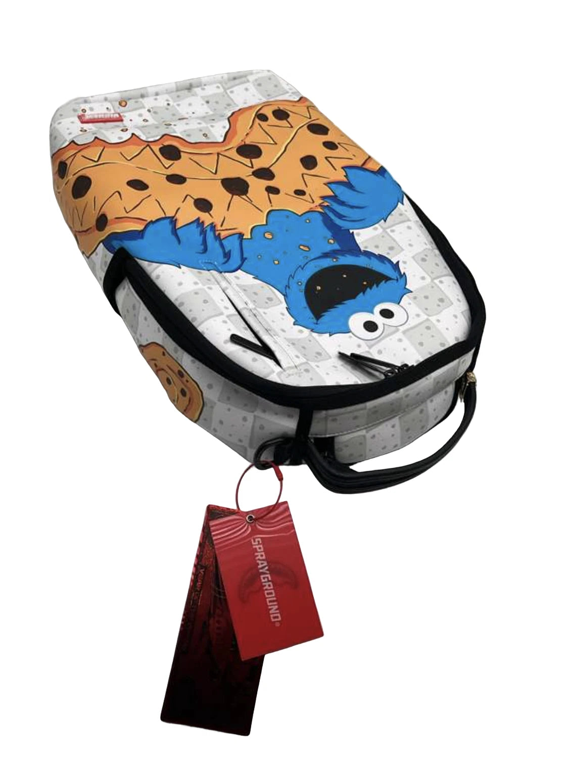 Sprayground Cookie Monster Munchies Backpack Unisex Multi Top Handle Bag SPR273 (Multicolor,One Size)