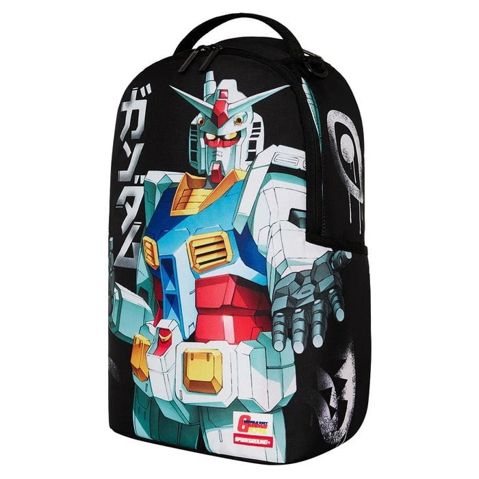 Sprayground Gundam Grunge Backpack Unisex Multicolor Adjustable Strap Bag SPR57 (Multicolor,One Size)