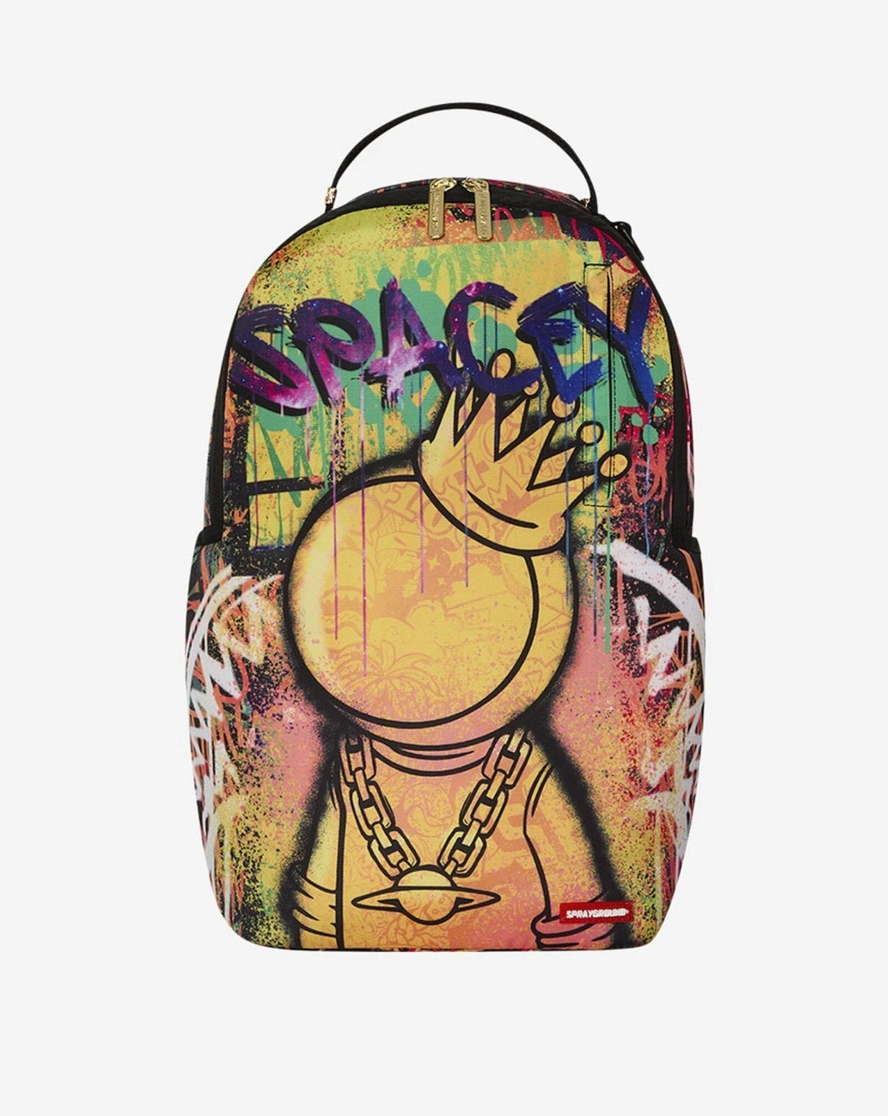 Sprayground Astromane Graff Mural Backpack Unisex Multi Shoulder Straps SPR263 (Multicolor,One Size)