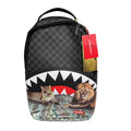 Sprayground Backpack Unisex Black Checkerboard Graphic Shoulder Strap Bag SPR271 (Black,One Size)