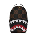 Sprayground Check Paris DLXSV Backpack Unisex OS Brown Shoulder Strap Bag SPR243 (Brown,One Size)