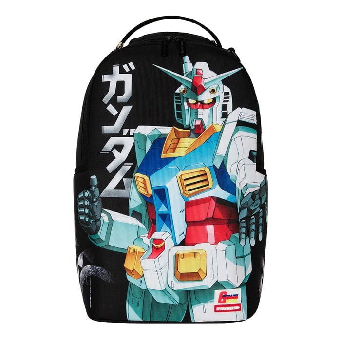 Sprayground Gundam Grunge Backpack Unisex Multicolor Adjustable Strap Bag SPR57 (Multicolor,One Size)
