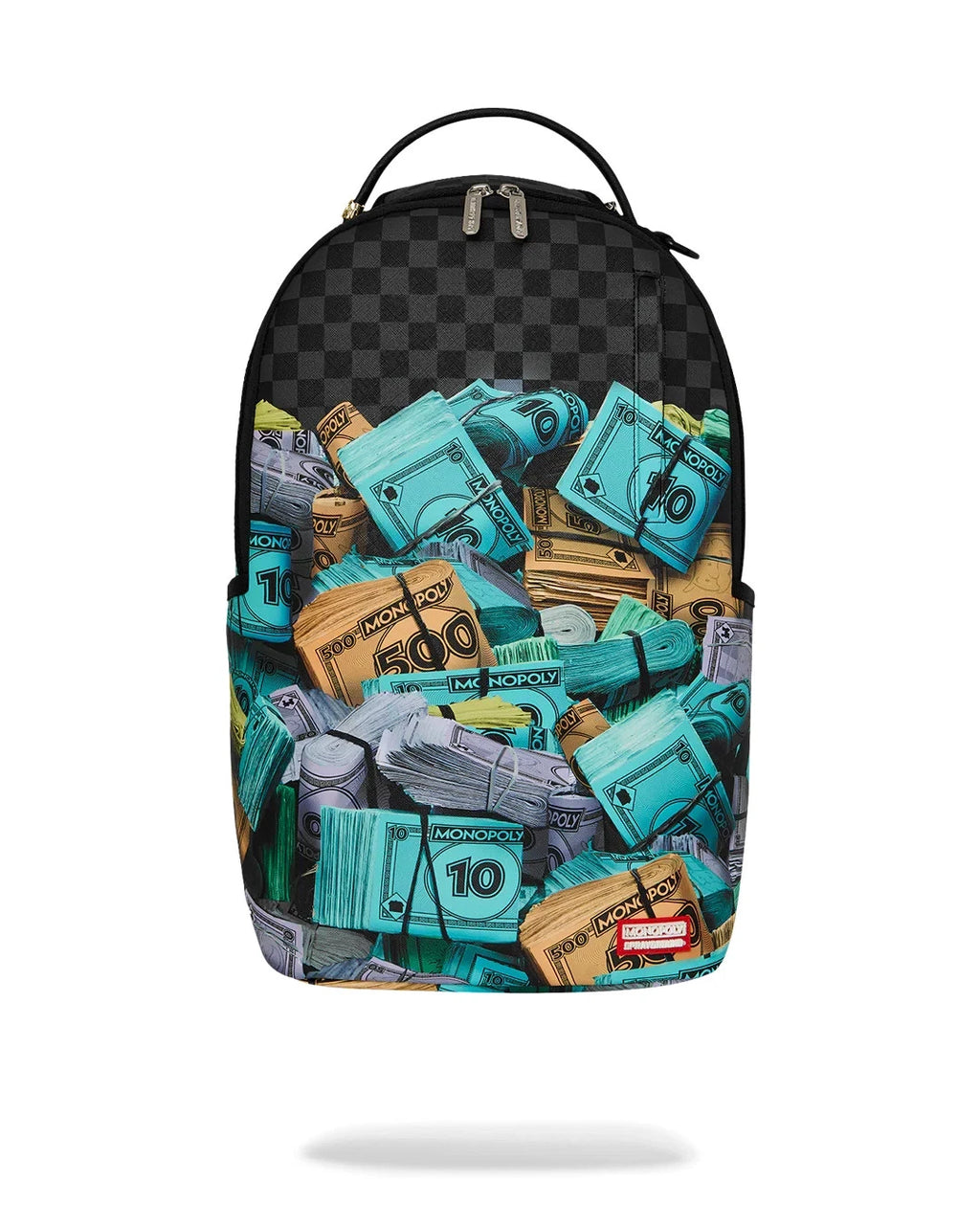 Sprayground Monopoly Money Stacks DLXSV Backpack Unisex Multi Top Handle SPR242 (Multicolor,One Size)