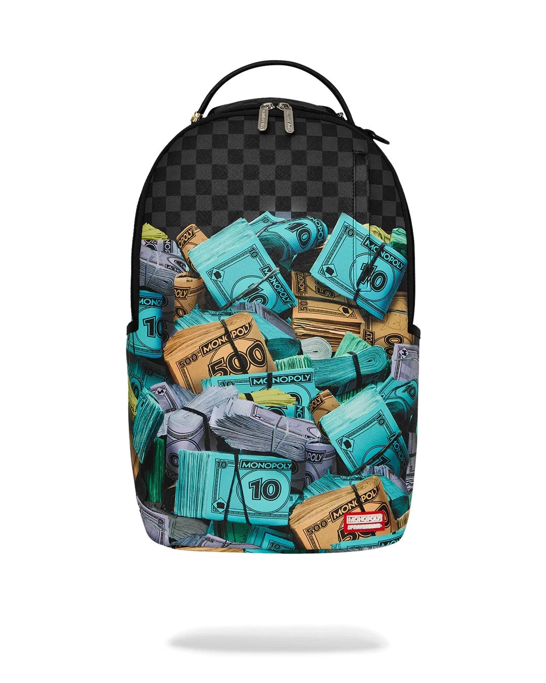 Sprayground Monopoly Money Stacks DLXSV Backpack Unisex Multi Top Handle SPR242 (Multicolor,One Size)