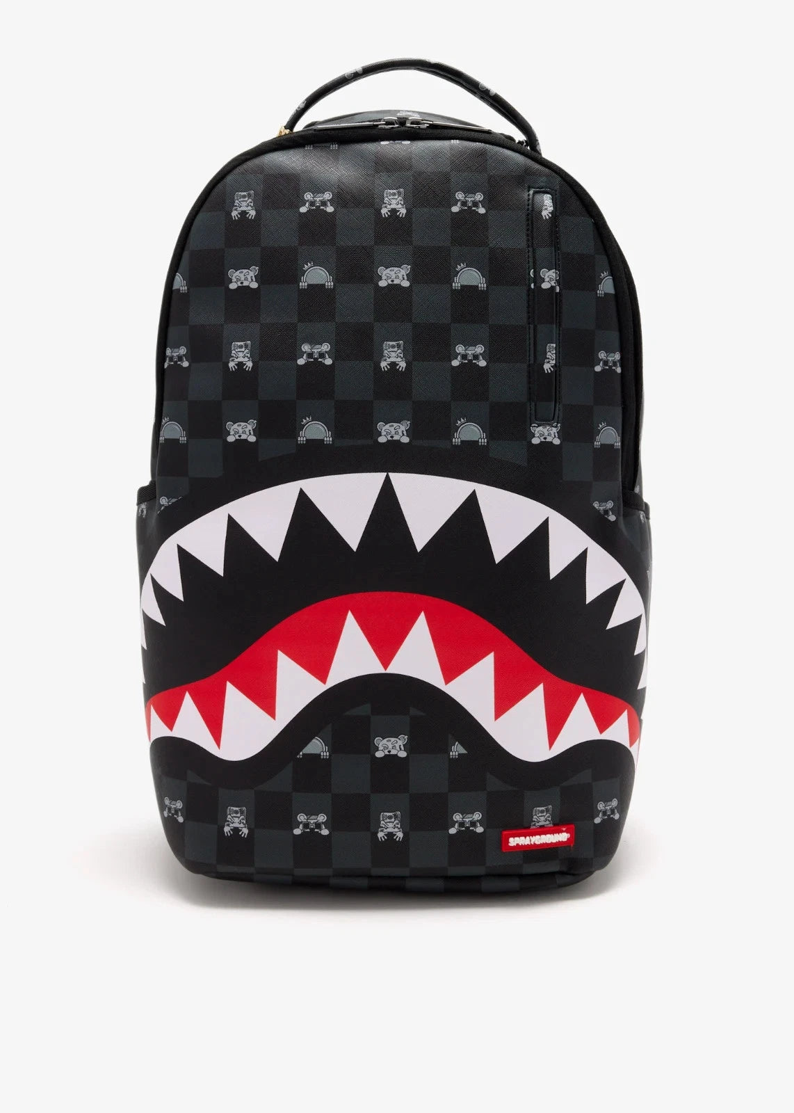 Sprayground Peeking Character Check 910B8872NSZ Backpack Unsiex Black Bag SPR234 (Multicolor,One Size)