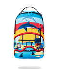 Sprayground Realtor Shark DLXSR Backpack Unisex Multi Adjustable Strap Bag SPR68 (Multicolor,One Size)