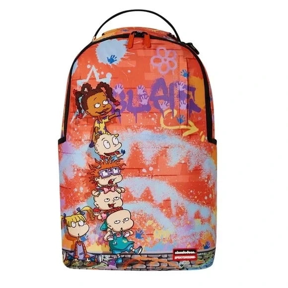 Sprayground Rugrats Paint Situation Dlxr Bag Unisex Graphic Print Backpack SPR11 (Multicolor,One Size)