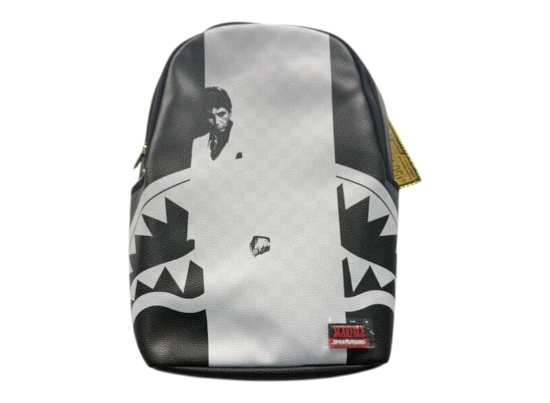 Sprayground Scarface Poster Syle Backpack, from StockX