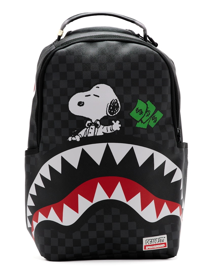 Sprayground Snoopy Shark Rich Backpack, from StockX