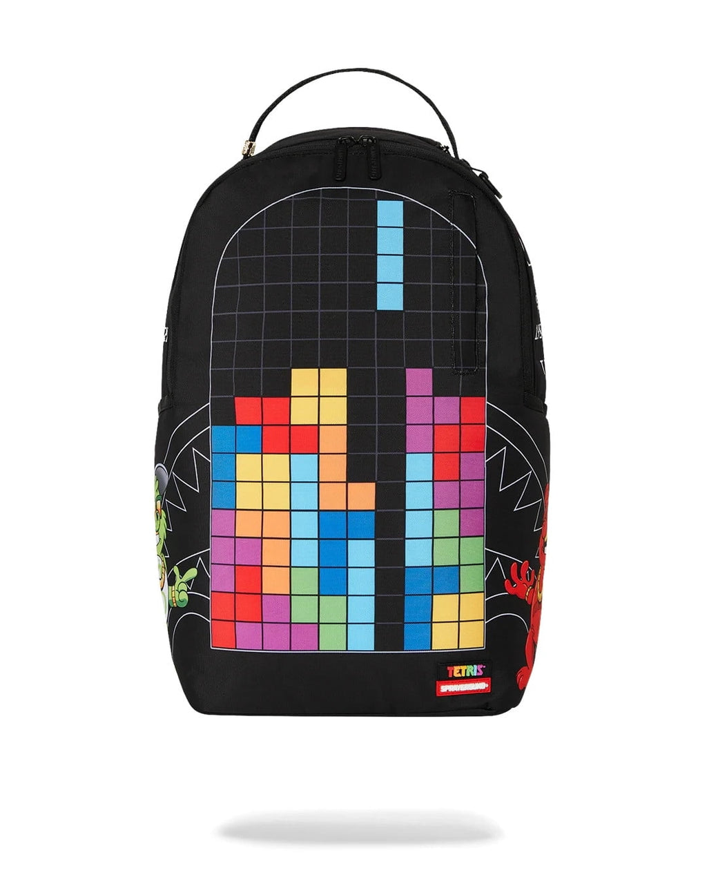 Sprayground Tetris With Diablo and Money Bear Unisex Multicolor Backpack SPR110 (Multicolor,One Size)