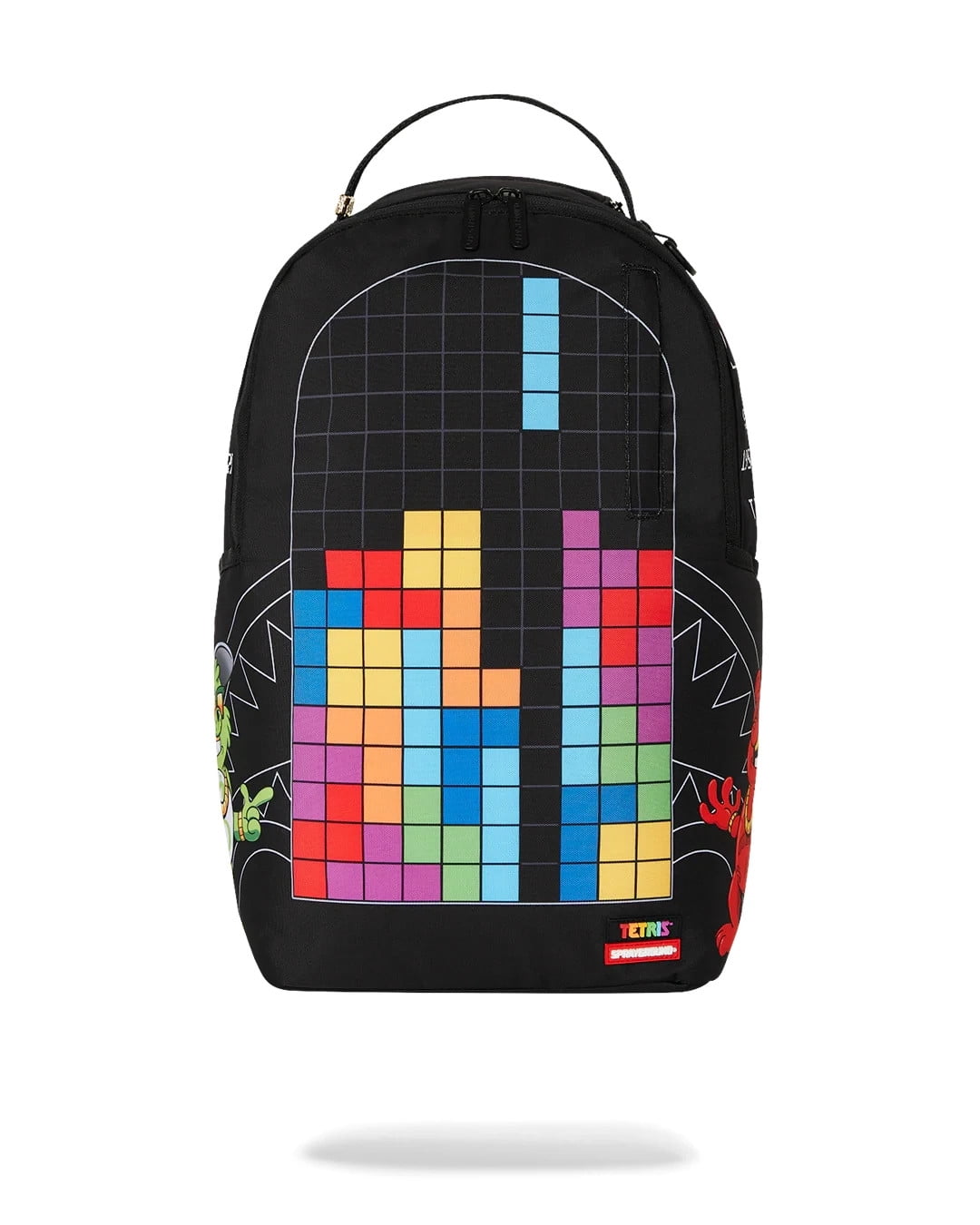 Sprayground Tetris With Diablo and Money Bear Unisex Multicolor Backpack SPR110 (Multicolor,One Size)