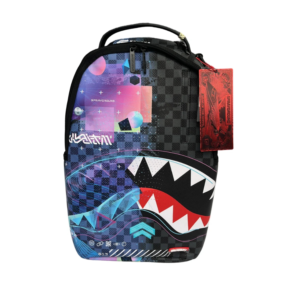 Sprayground Treehouse Party DLXSV Backpack Unisex OS Multi Graphic Print SPR279 (Multicolor,One Size)
