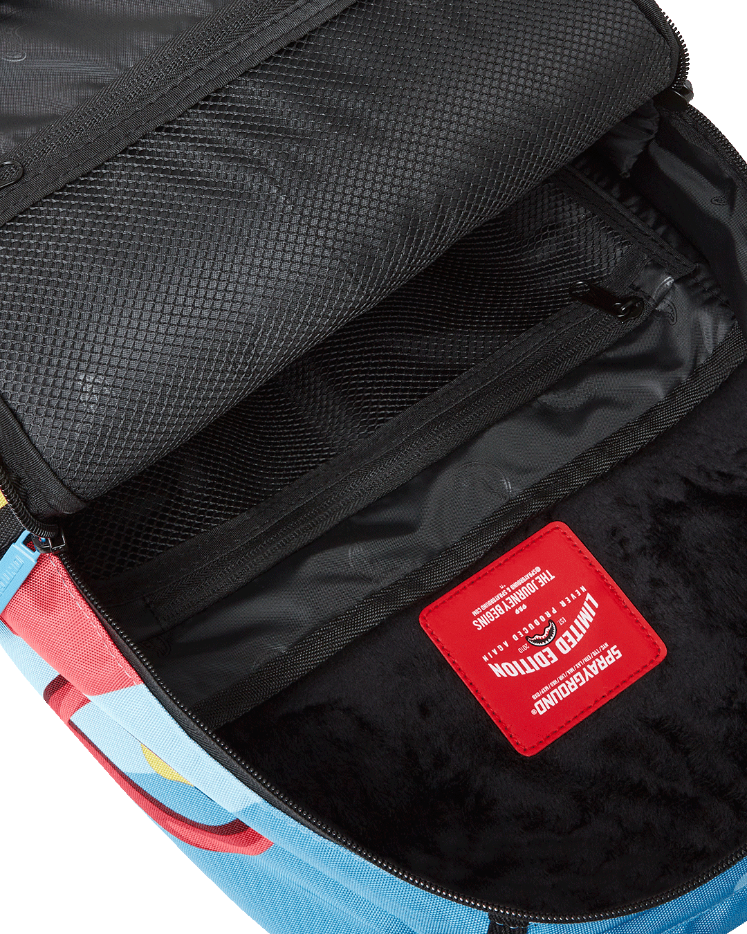 Sprayground Realtor Shark DLXSR Backpack Unisex Multi Adjustable Strap Bag SPR68 (Multicolor,One Size)