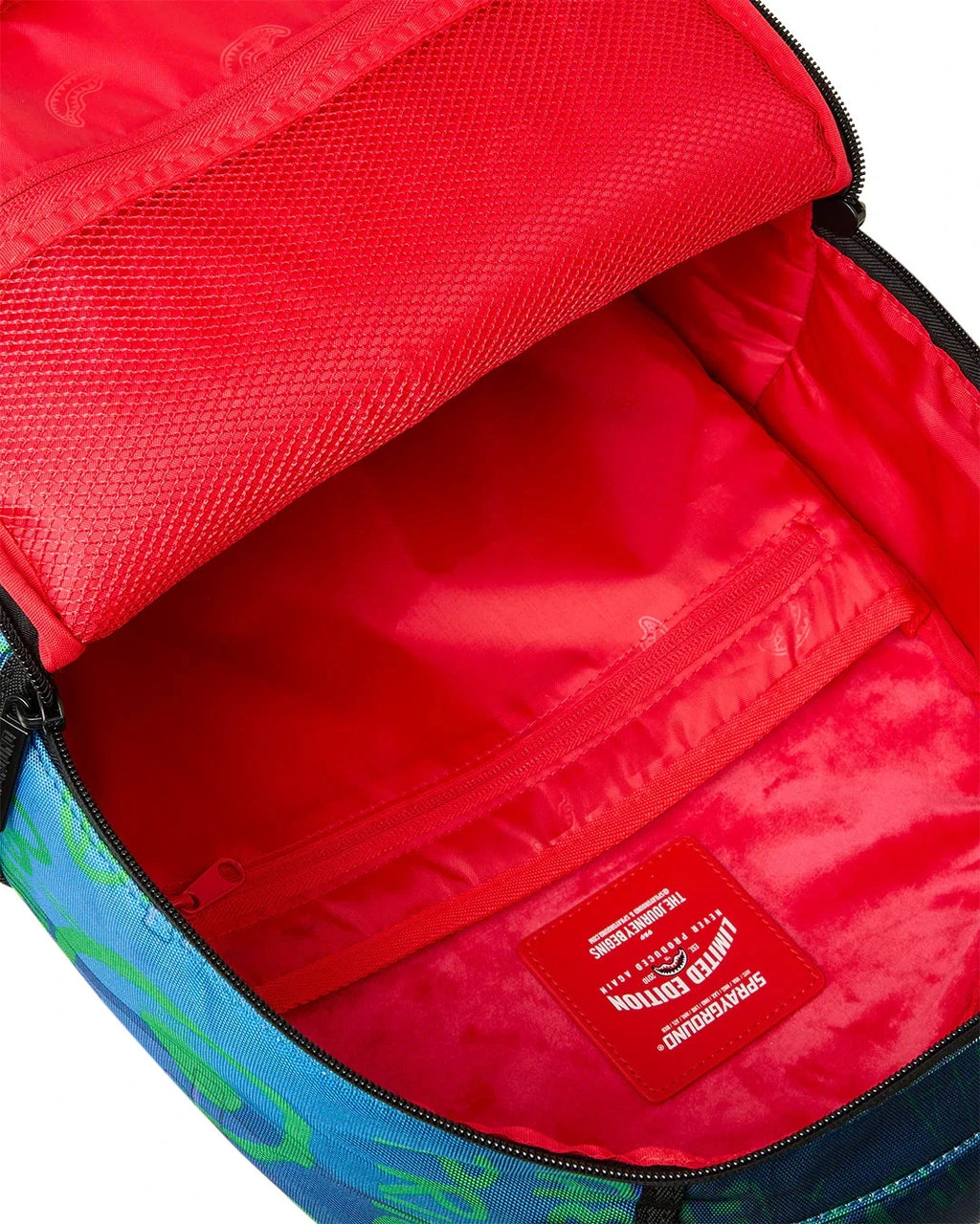 Sprayground DC Joker NO Rules Backpack Unisex OS Blue Shoulder Strap Bag SPR299 (Blue,One Size)
