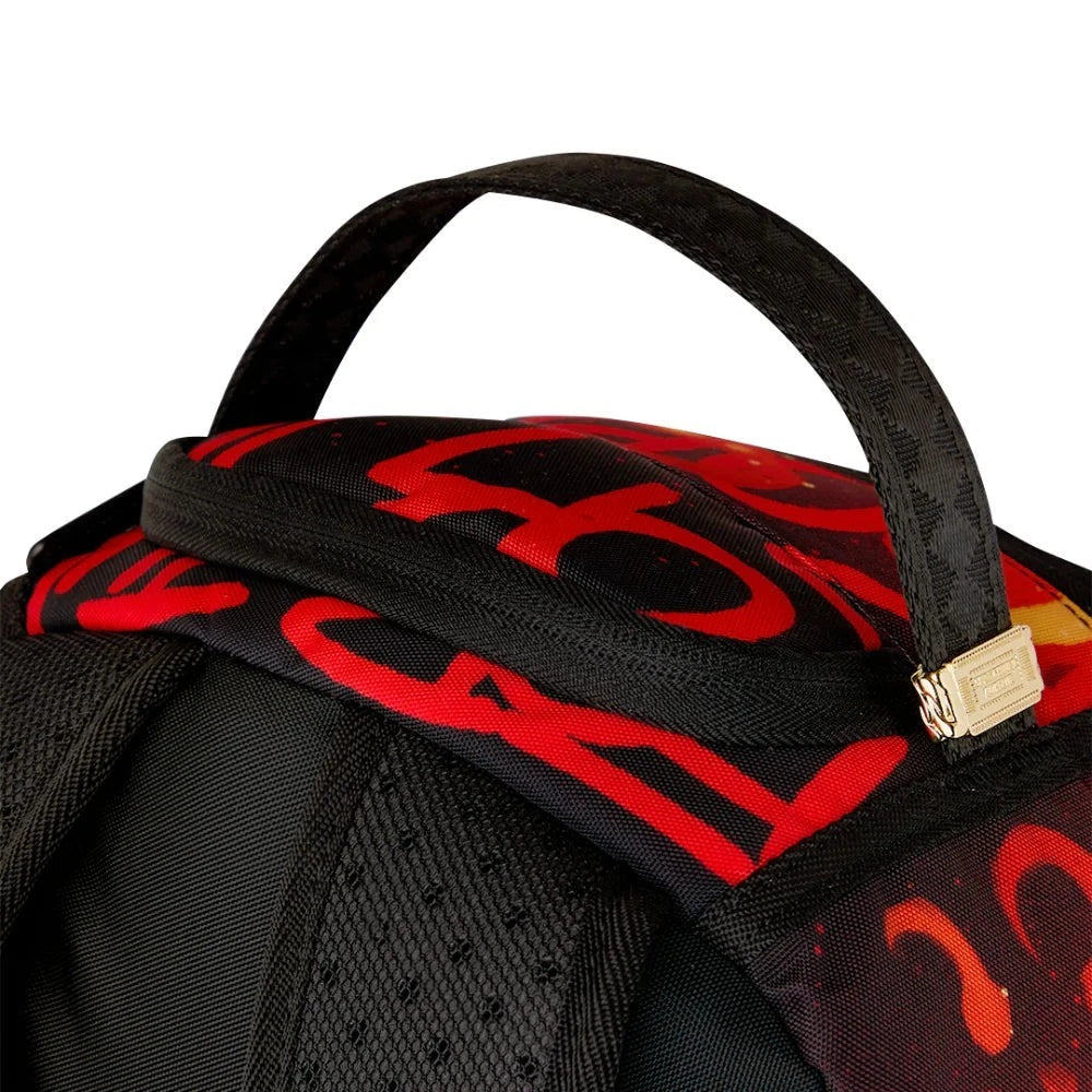 Sprayground Diablo Burning Billion Diablo Bill Unisex Multicolor Backpack SPR230 (Multicolor,One Size)