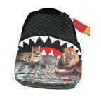 Sprayground Backpack Unisex Black Checkerboard Graphic Shoulder Strap Bag SPR271 (Black,One Size)