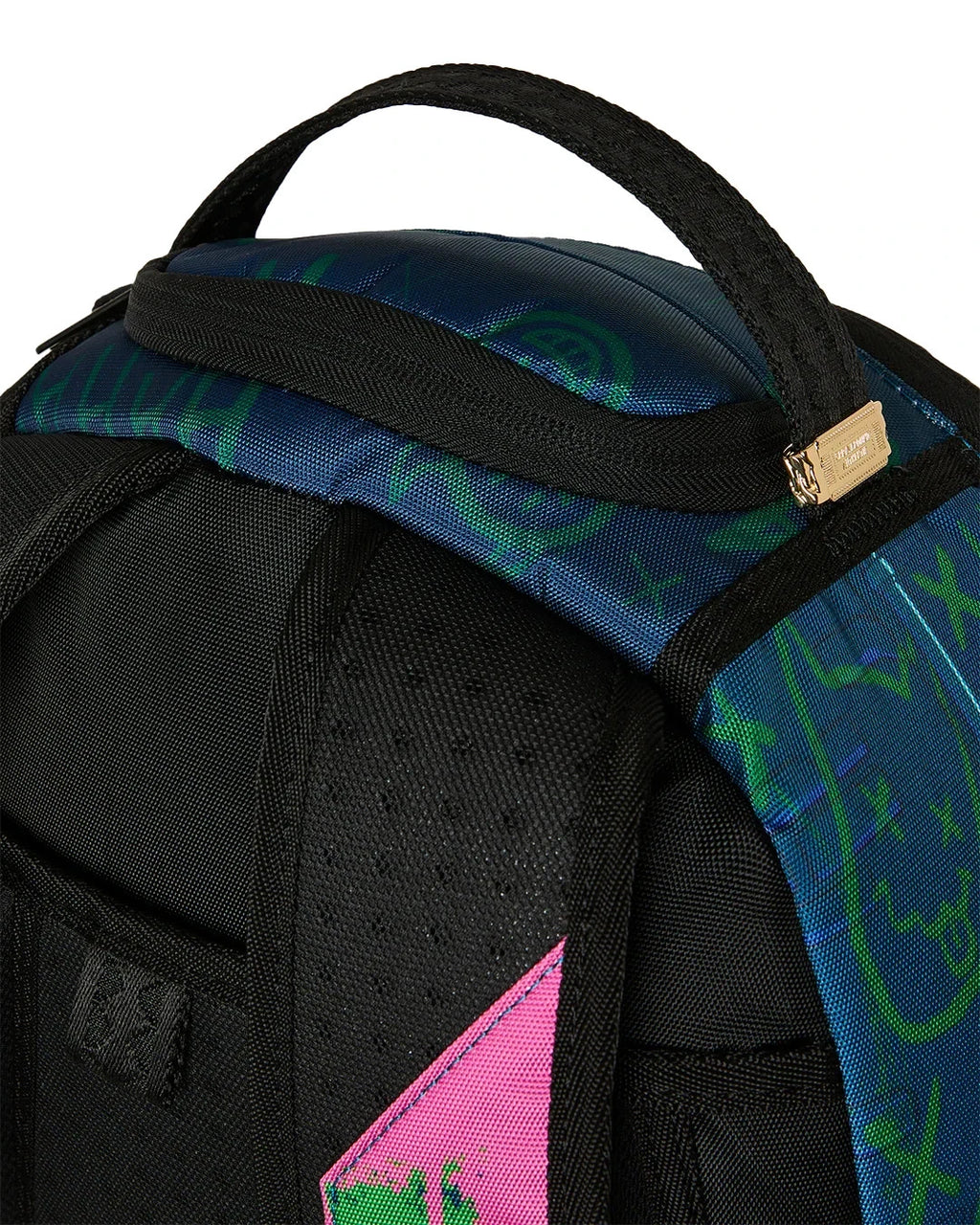 Sprayground DC Joker NO Rules Backpack Unisex OS Blue Shoulder Strap Bag SPR299 (Blue,One Size)