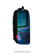Sprayground DC Joker NO Rules Backpack Unisex OS Blue Shoulder Strap Bag SPR299 (Blue,One Size)