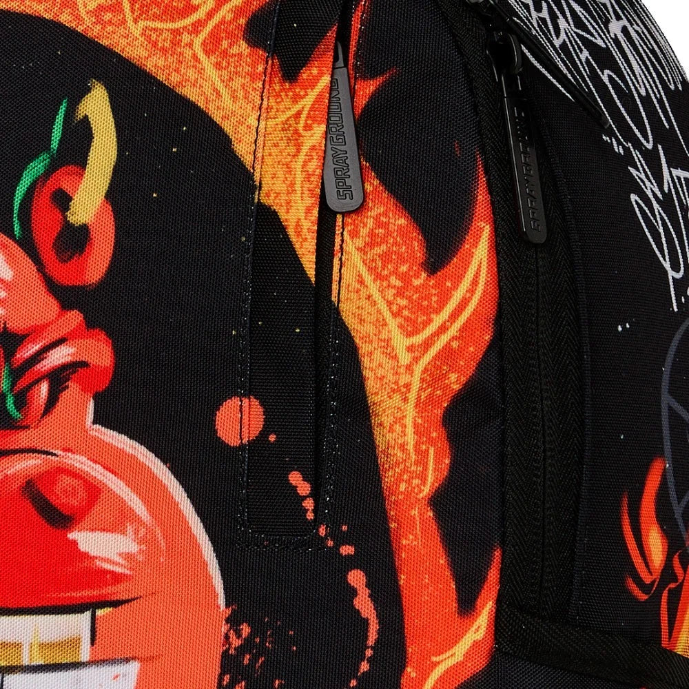 Sprayground Diablo Burning Billion Diablo Bill Unisex Multicolor Backpack SPR230 (Multicolor,One Size)