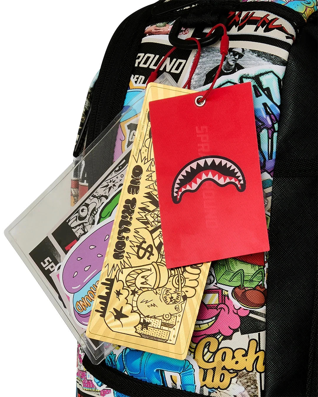 Sprayground Life's A Movie Backpack Unisex Multi Graphic Shoulder Strap SPR289 (Multicolor,One Size)