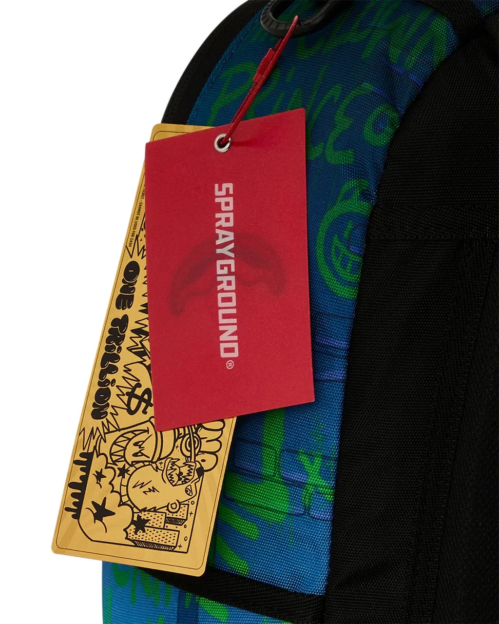 Sprayground DC Joker NO Rules Backpack Unisex OS Blue Shoulder Strap Bag SPR299 (Blue,One Size)