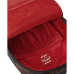 Sprayground Check Paris DLXSV Backpack Unisex OS Brown Shoulder Strap Bag SPR243 (Brown,One Size)