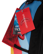 Sprayground Realtor Shark DLXSR Backpack Unisex Multi Adjustable Strap Bag SPR68 (Multicolor,One Size)
